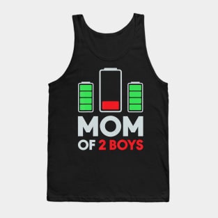 Mom Of 2 Boys Tank Top